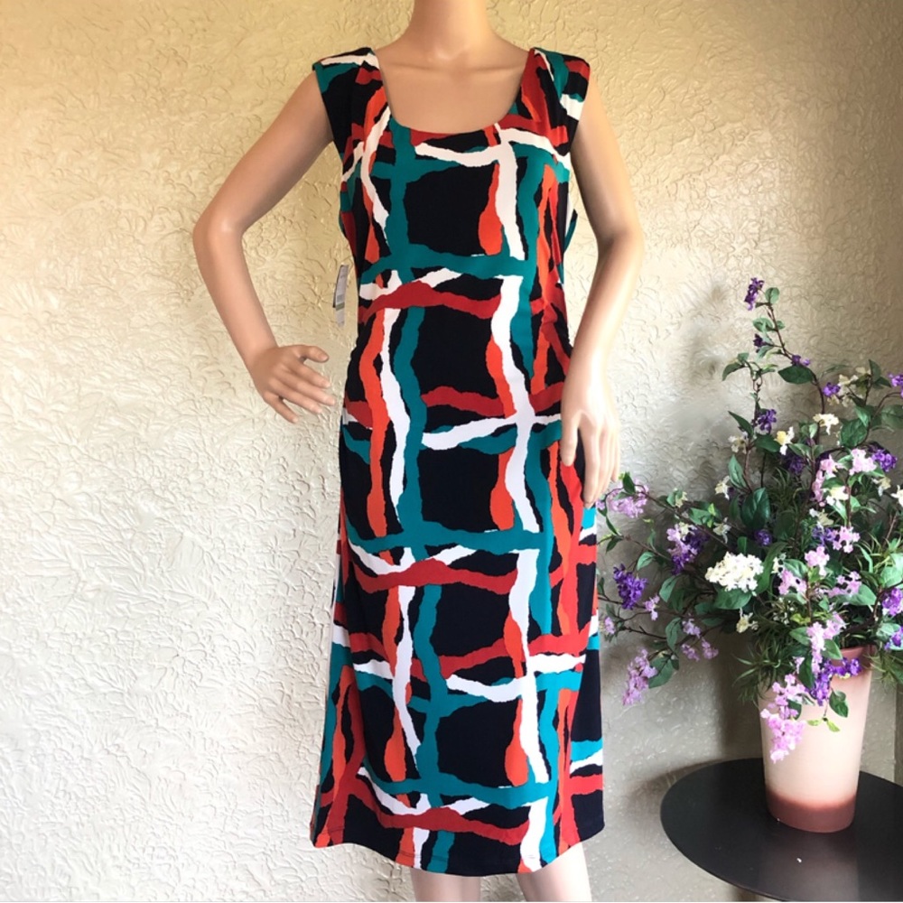 Nine West Women’s Spice Multi Dress Size 14